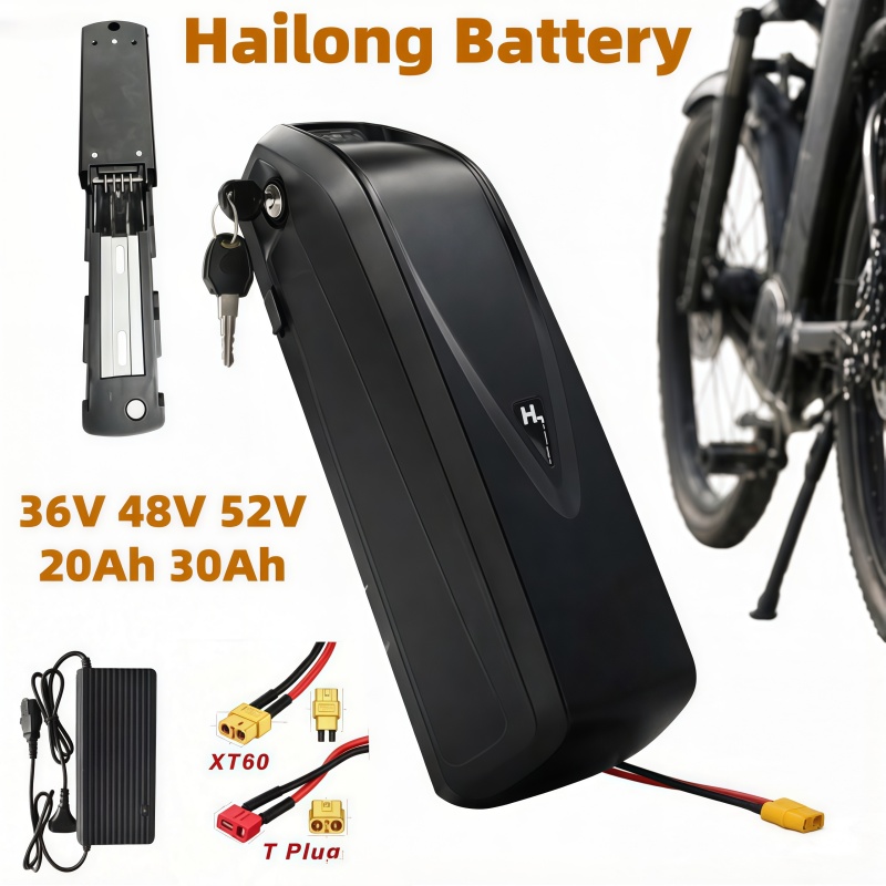 Ebike Battery 48V 20Ah Hailong - Akumulator do e-bike'a Hailong, różne rozmiary,