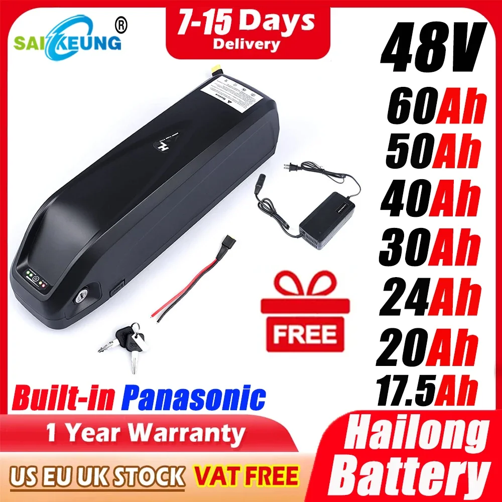 Ebike Battery 48V 20Ah Hailong - Oryginalna bateria do e-bike'a 48V 52V